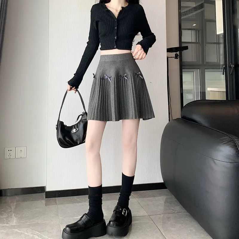 MM Casual Short Skirts For Fall And Winter Women's-21