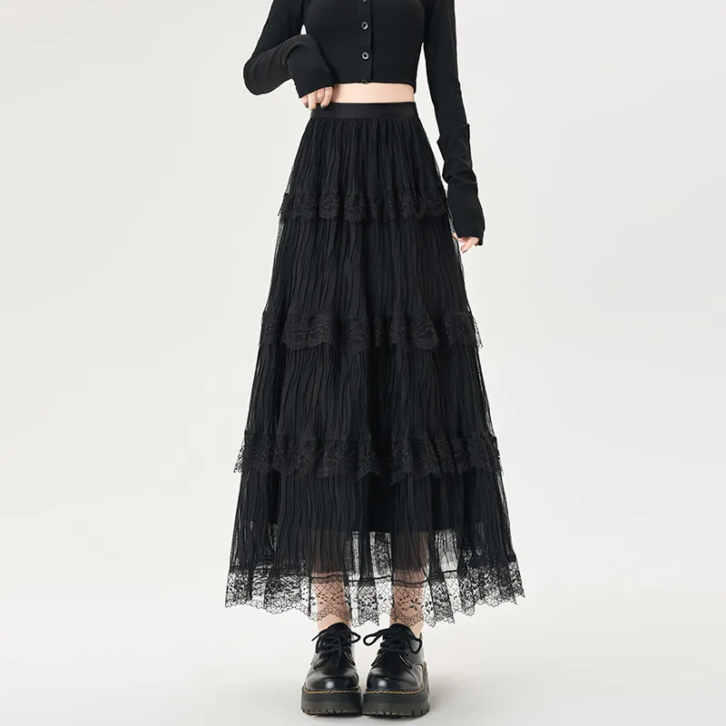 Mm Casual Long Skirts Women's-8