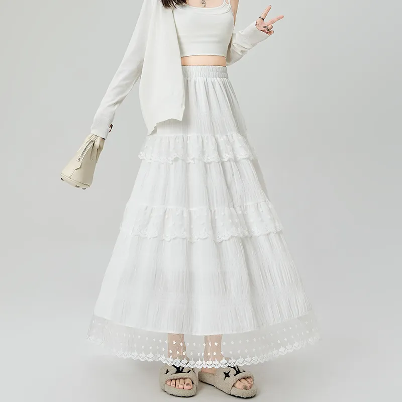Mm Casual Long Skirts Women's-5
