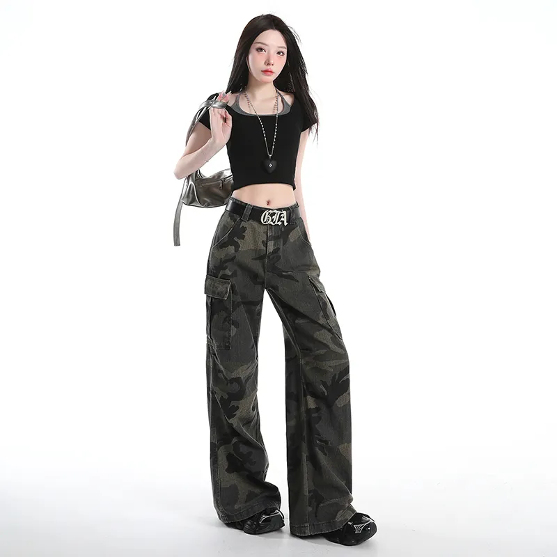 Mm Cargo Pants Women's Army Green-1