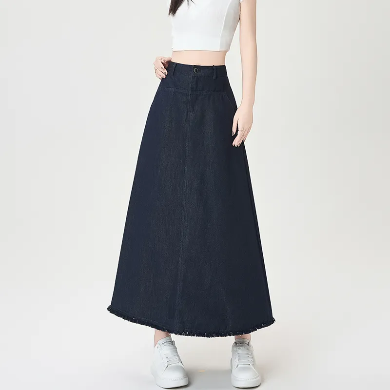 Mm Denim Long Skirts Women's-12