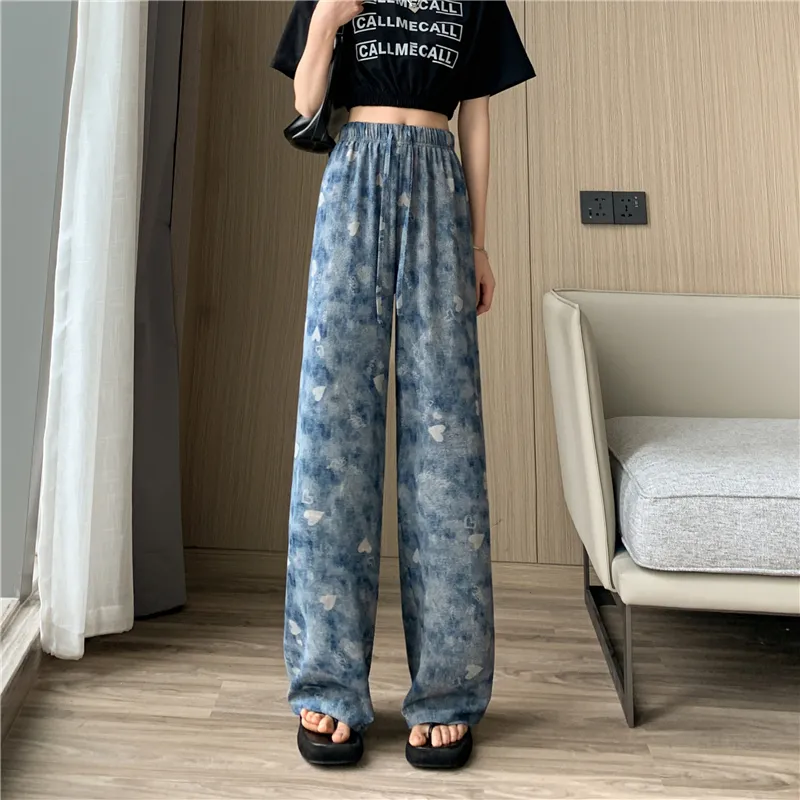 Mm Casual Pants Women's Blue-4