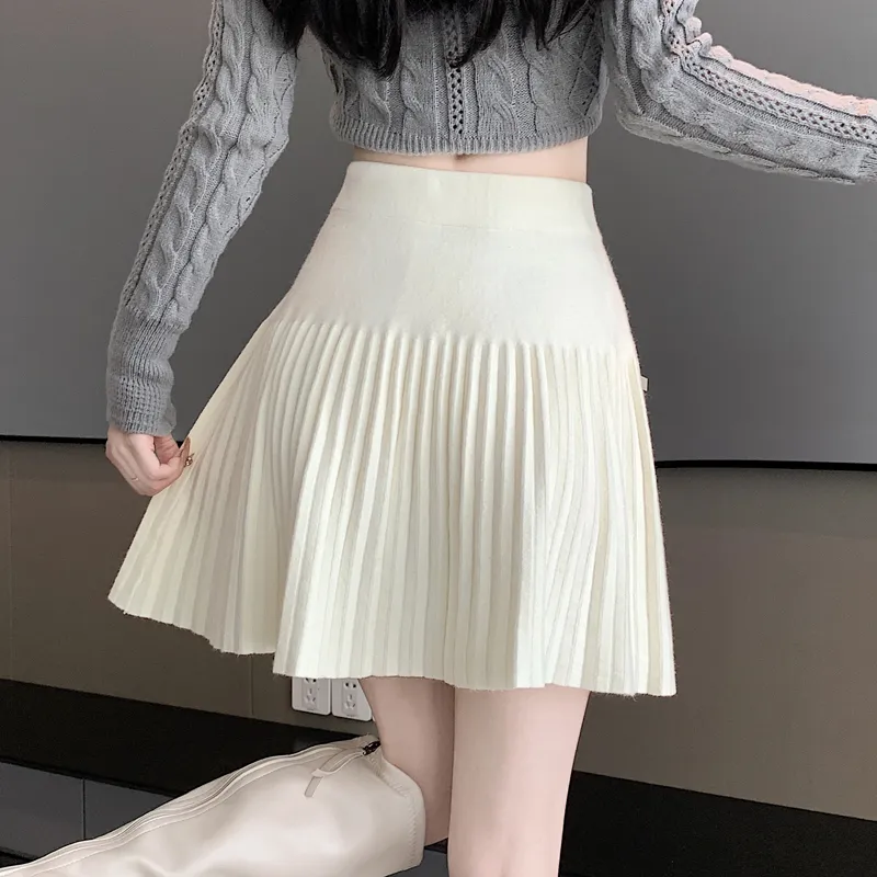 MM Casual Short Skirts For Fall And Winter Women's-5