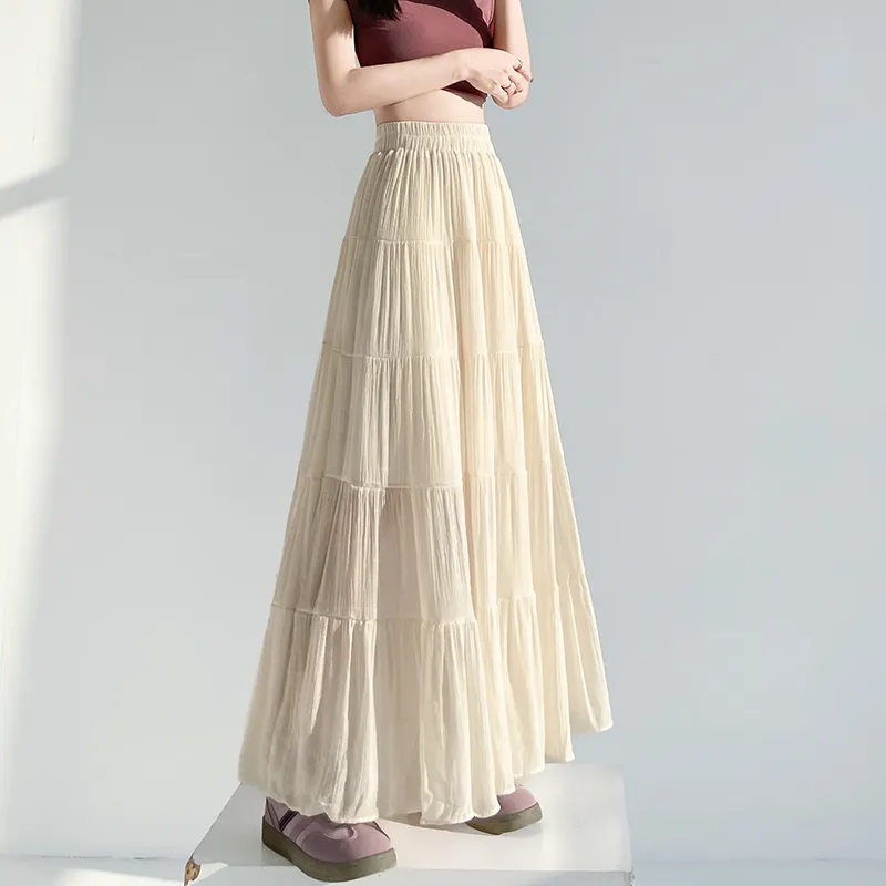 Mm Casual Long Skirts Women's-8