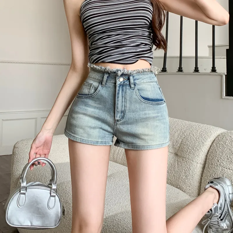 Mm Denim Shorts Women's-8