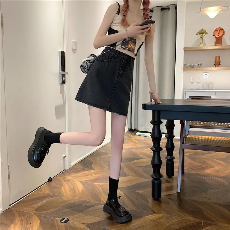 Mm Denim Short Skirts Women's-6
