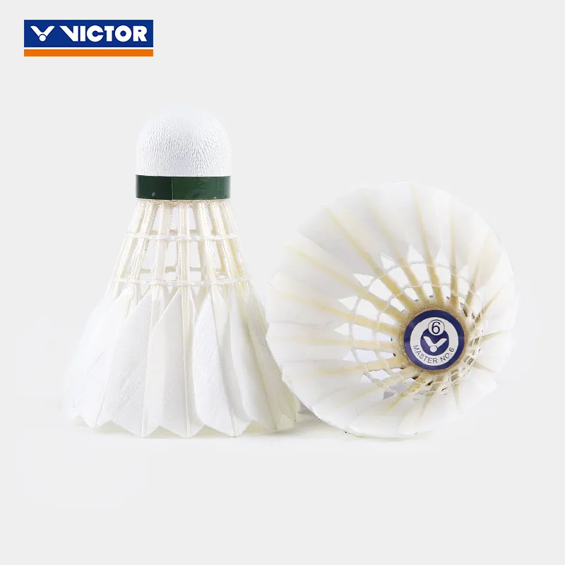 VICTOR Goose Feather Shuttlecock 12 Pack Goose Feather Humped Goose Feather Shuttlecocks-4