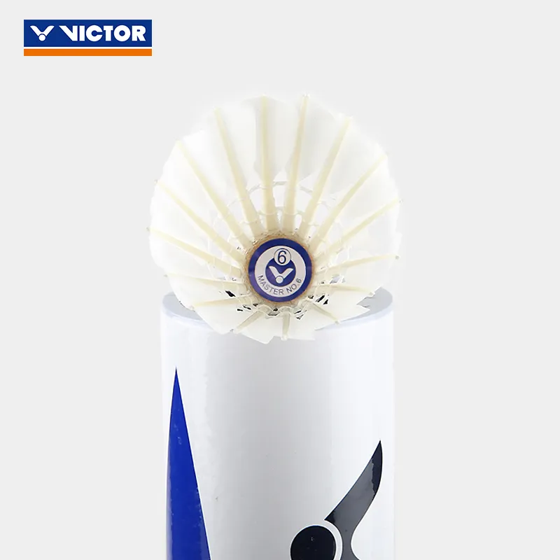 VICTOR Goose Feather Shuttlecock 12 Pack Goose Feather Humped Goose Feather Shuttlecocks-2