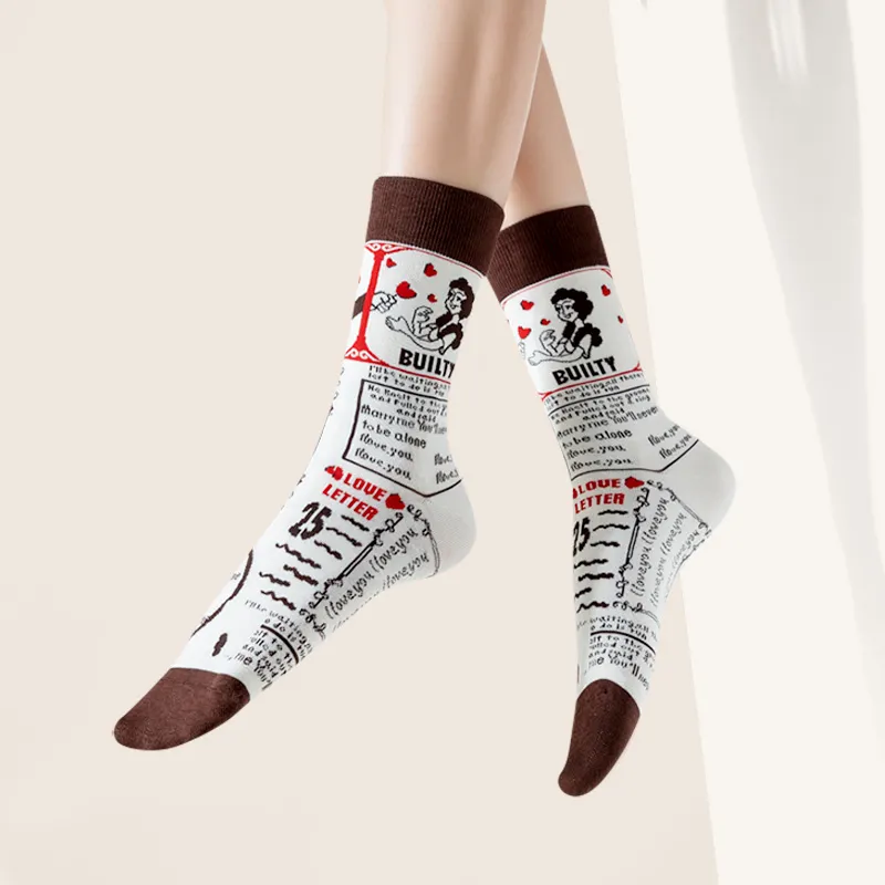 RUMEE FOR Mid Calf Socks Unisex 5 Pack-1