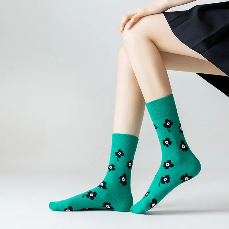 RUMEE FOR Mid Calf Socks Unisex 5 Pack-1