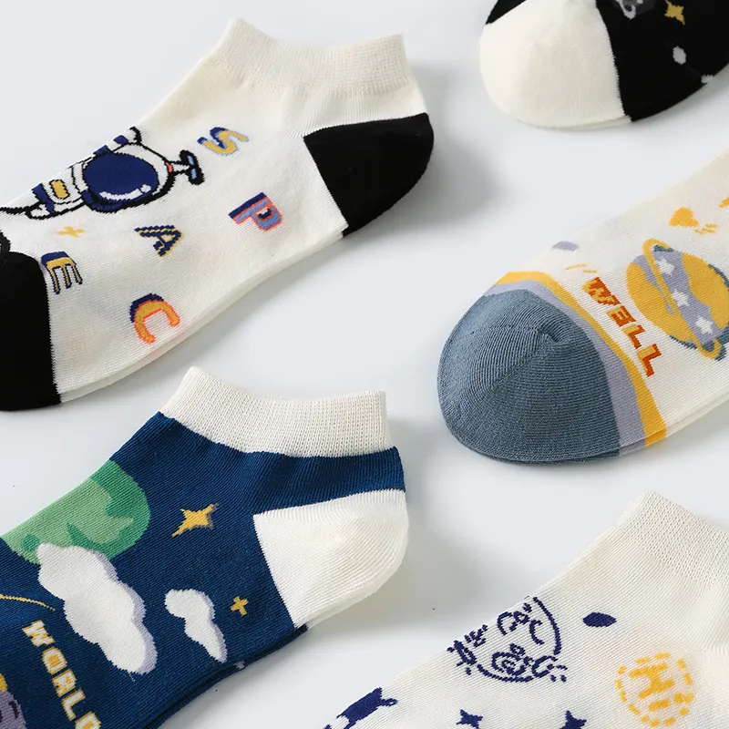 RUMEE FOR No-Show Socks Unisex 5 Pack-1