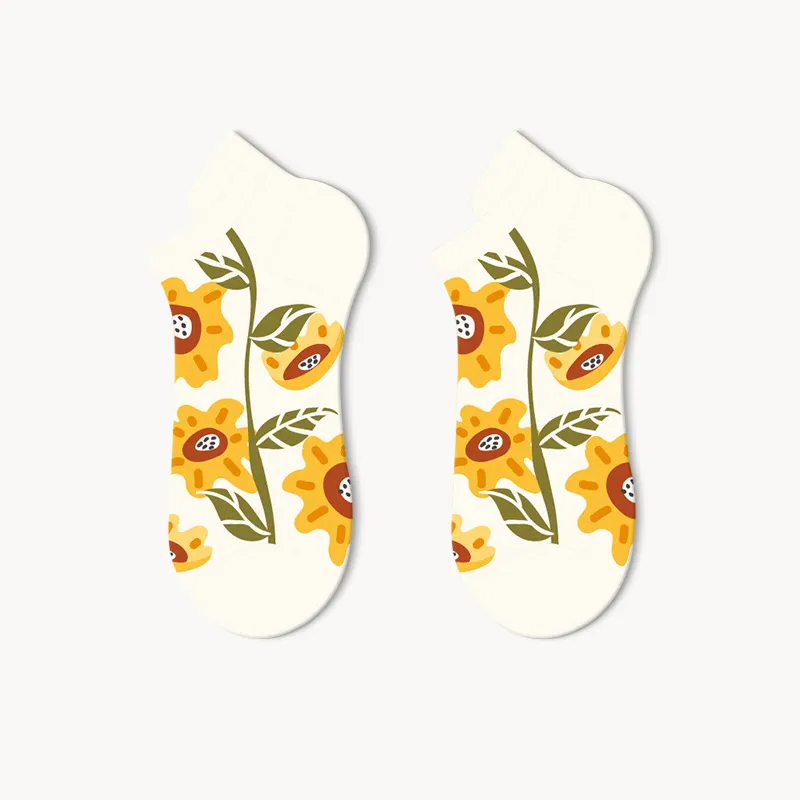 RUMEE FOR No-Show Socks Unisex 5 Pack-2