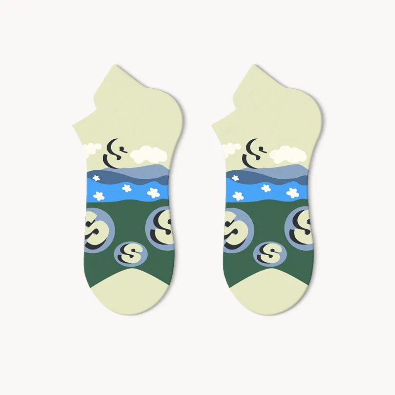 RUMEE FOR No-Show Socks Unisex 5 Pack-3