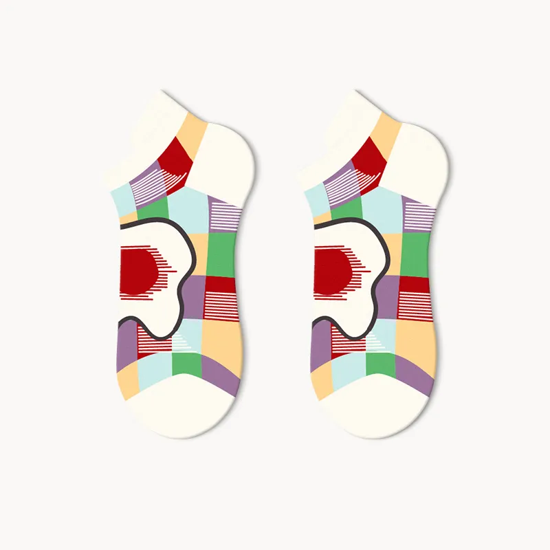 RUMEE FOR No-Show Socks Unisex 5 Pack-5