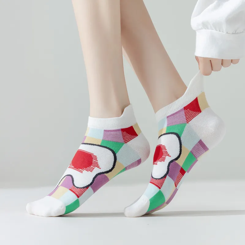 RUMEE FOR No-Show Socks Unisex 5 Pack-4