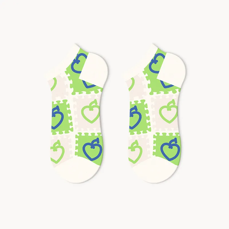 RUMEE FOR SS24 No Show Socks Unisex 5 Pack-3