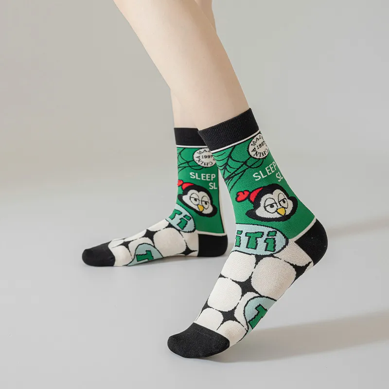 RUMEE FOR Mid Calf Socks Unisex 5 Pack-2