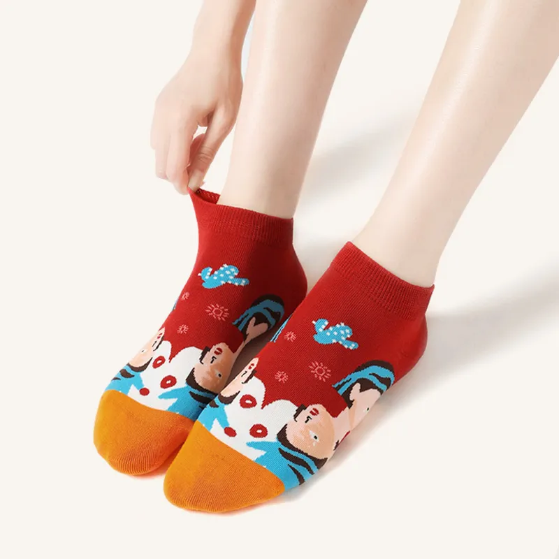 RUMEE FOR No-Show Socks Unisex 5 Pack-4