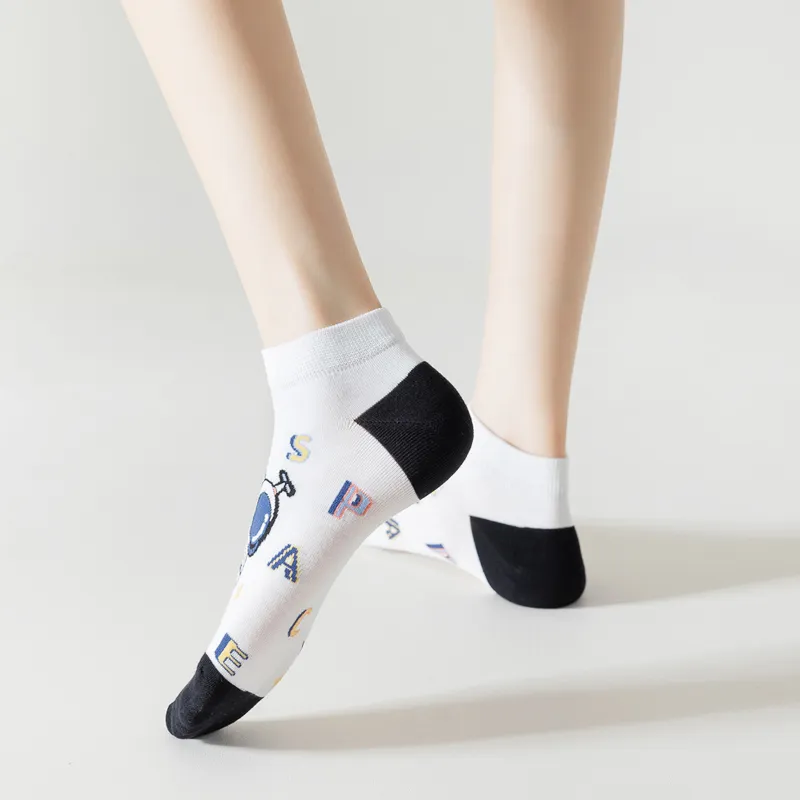 RUMEE FOR No-Show Socks Unisex 5 Pack-3