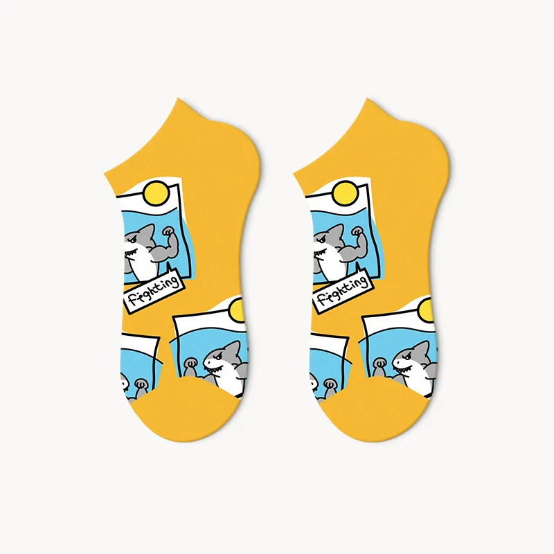 RUMEE FOR No-Show Socks Unisex 5 Pack-3