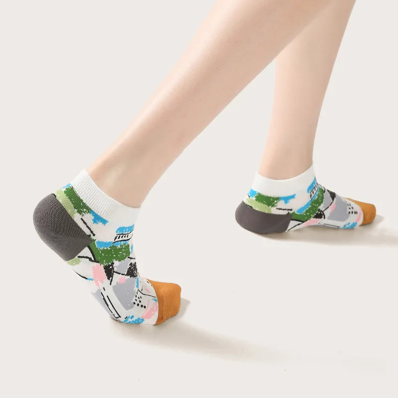 RUMEE FOR No-Show Socks Unisex 5 Pack-2