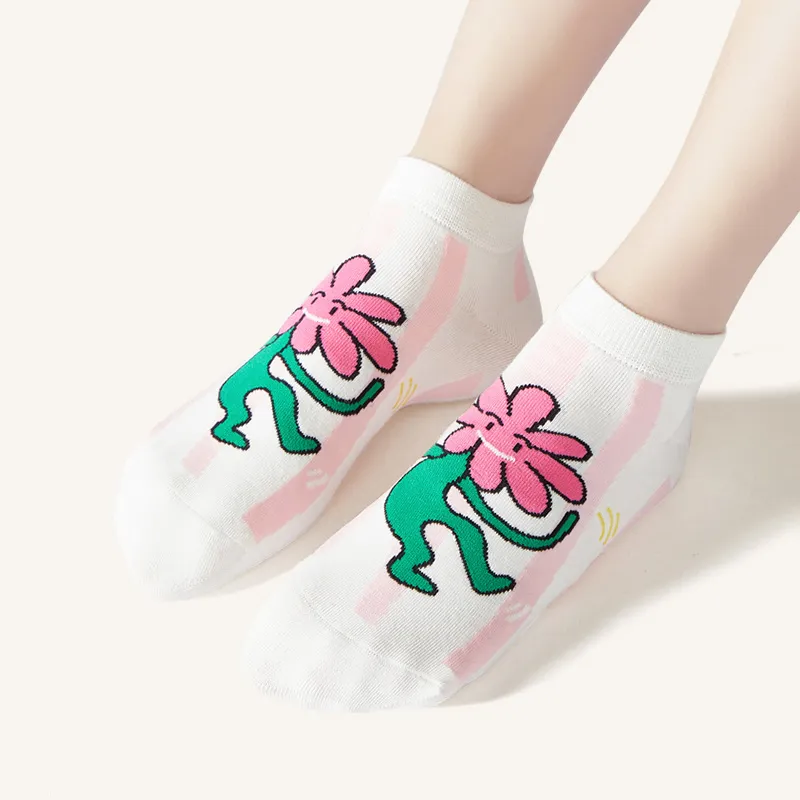 RUMEE FOR No-Show Socks Unisex 5 Pack-1