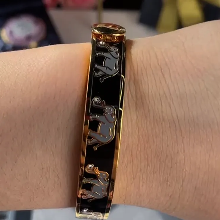 Halcyon Days Brass Bangles Unisex-3