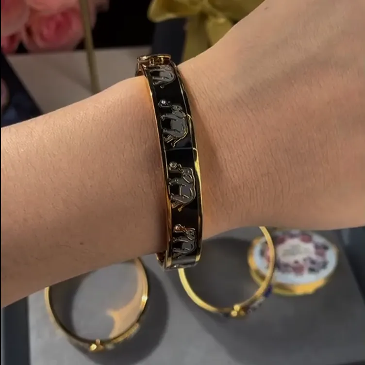Halcyon Days Brass Bangles Unisex-2