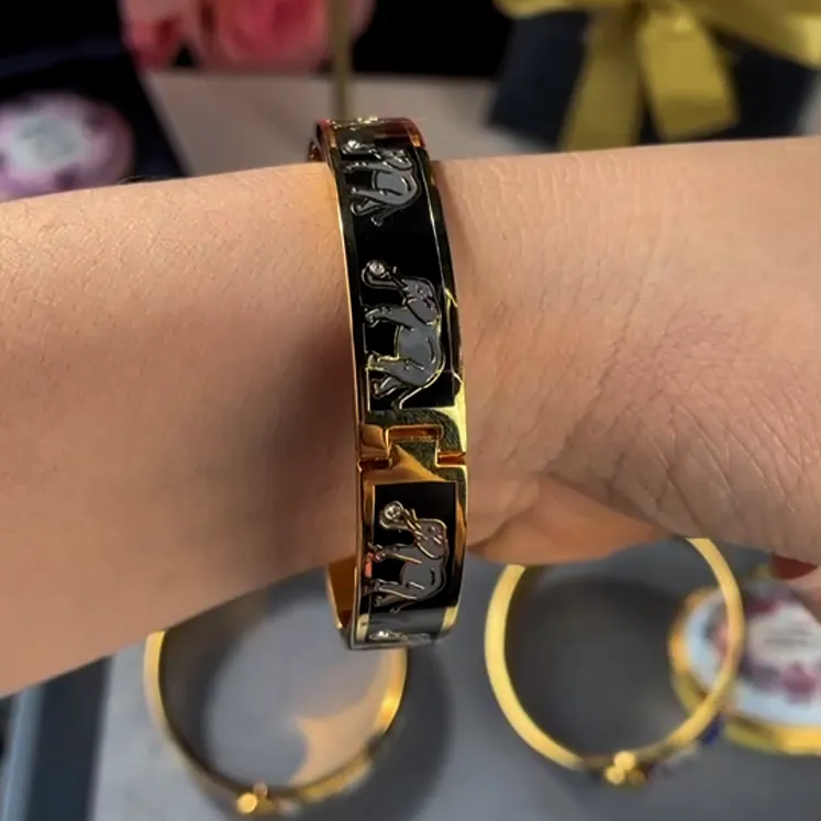 Halcyon Days Brass Bangles Unisex-1
