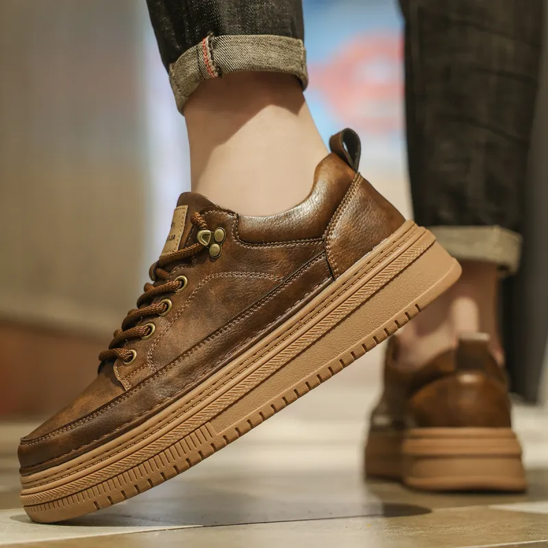 G.N.SHIJIA Wear resistant And Lightweight Low Top Skateboard Shoes Men's-1