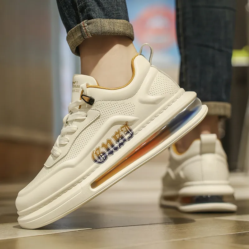 G.N.SHIJIA Lightweight Breathable Height Increasing Low Top Skateboard Shoes Men's-6