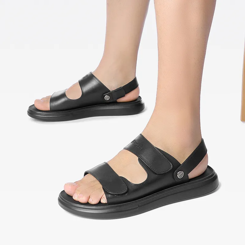 G.N.SHIJIA Beach Sandals Men Black/Brown-1