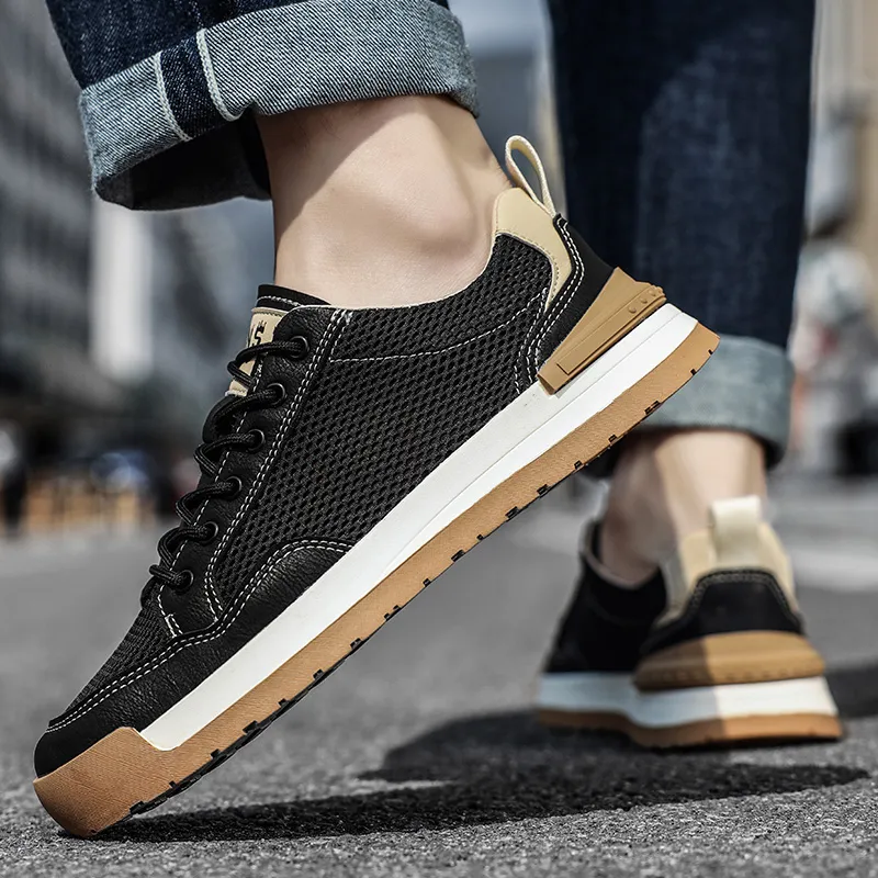 G.N.SHIJIA Lightweight And Breathable Low-Top Skateboard Shoes Men's-1