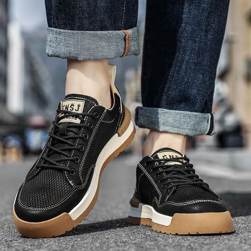 G.N.SHIJIA Lightweight And Breathable Low-Top Skateboard Shoes Men's-3