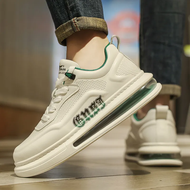 G.N.SHIJIA Lightweight Breathable Height Increasing Low Top Skateboard Shoes Men's-13