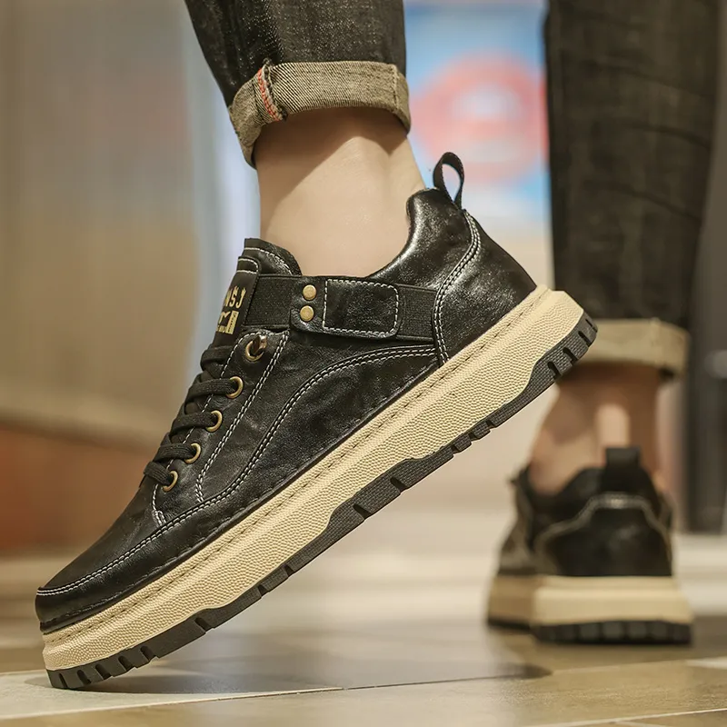 G.N.SHIJIA Wear resistant And Lightweight Low Top Skateboard Shoes Men's-2
