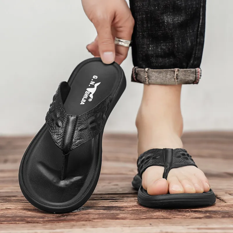 G.N.SHIJIA Odor Resistant Slip Resistant Flip Flops Men's-4