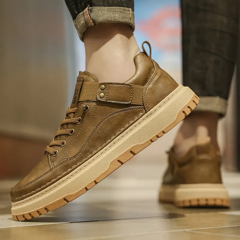 G.N.SHIJIA Wear resistant And Lightweight Low Top Skateboard Shoes Men's-8