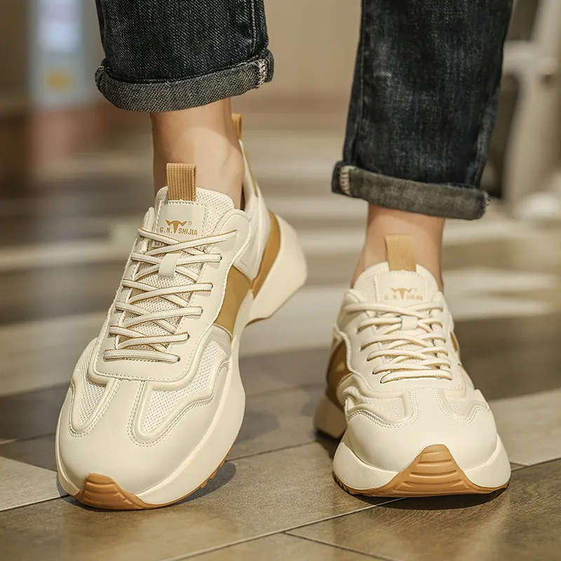 G.N.SHIJIA Lightweight Height Increasing Low-Top Casual Shoes Men's-8