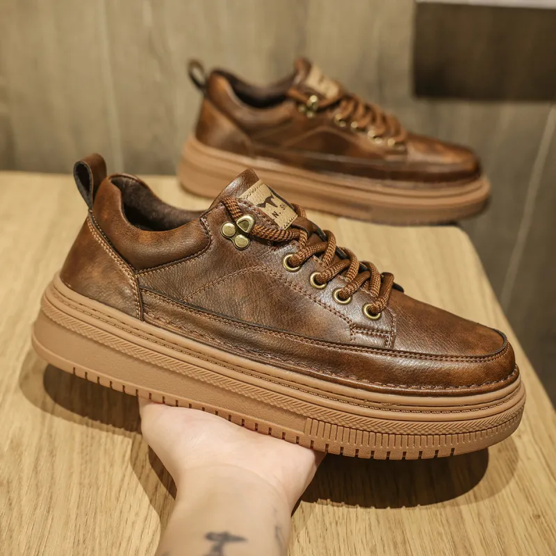 G.N.SHIJIA Wear resistant And Lightweight Low Top Skateboard Shoes Men's-4