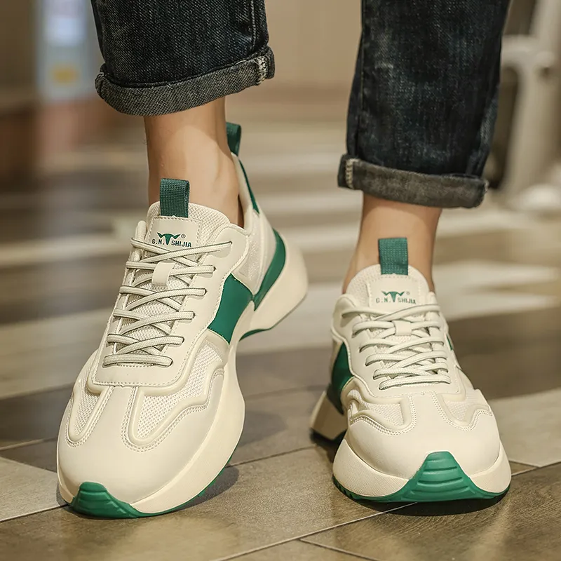 G.N.SHIJIA Lightweight Height Increasing Low-Top Casual Shoes Men's-3