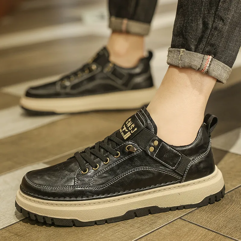 G.N.SHIJIA Wear resistant And Lightweight Low Top Skateboard Shoes Men's-1