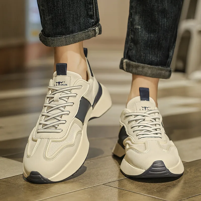G.N.SHIJIA Lightweight Height Increasing Low-Top Casual Shoes Men's-13
