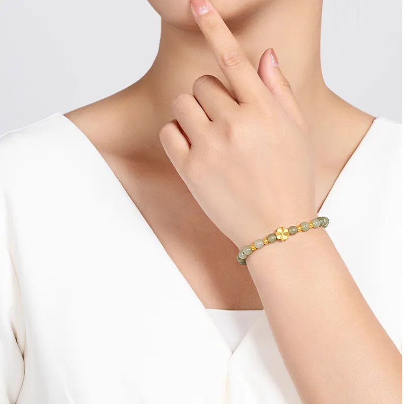 Diamond International Gold Bracelet Women's-3