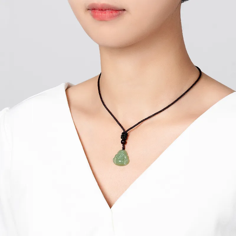 Diamond International Hetian Jade Pendants Jasper Unisex-4