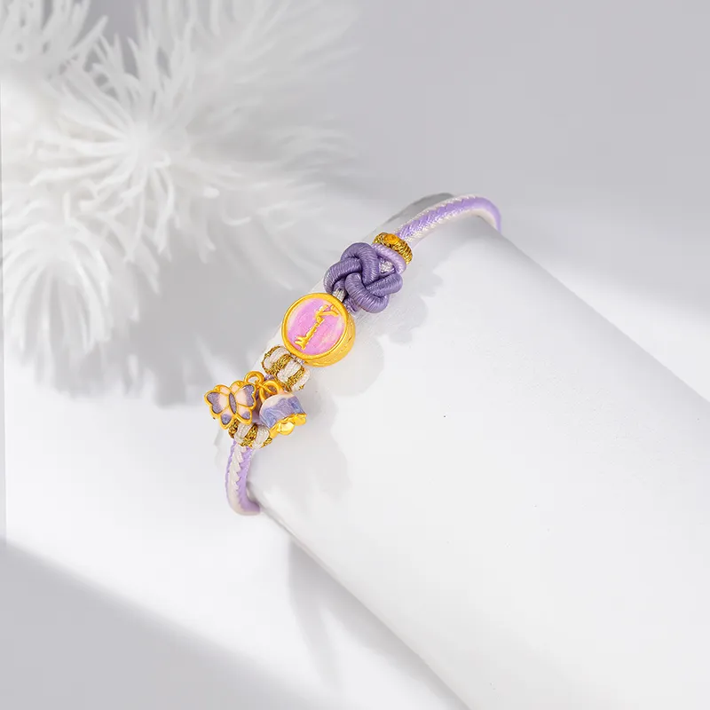 Diamond International Gold Bracelet Women's-1