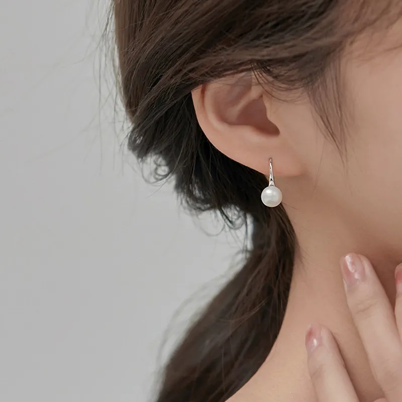 Diamond International Pearl Earrings Women's-6
