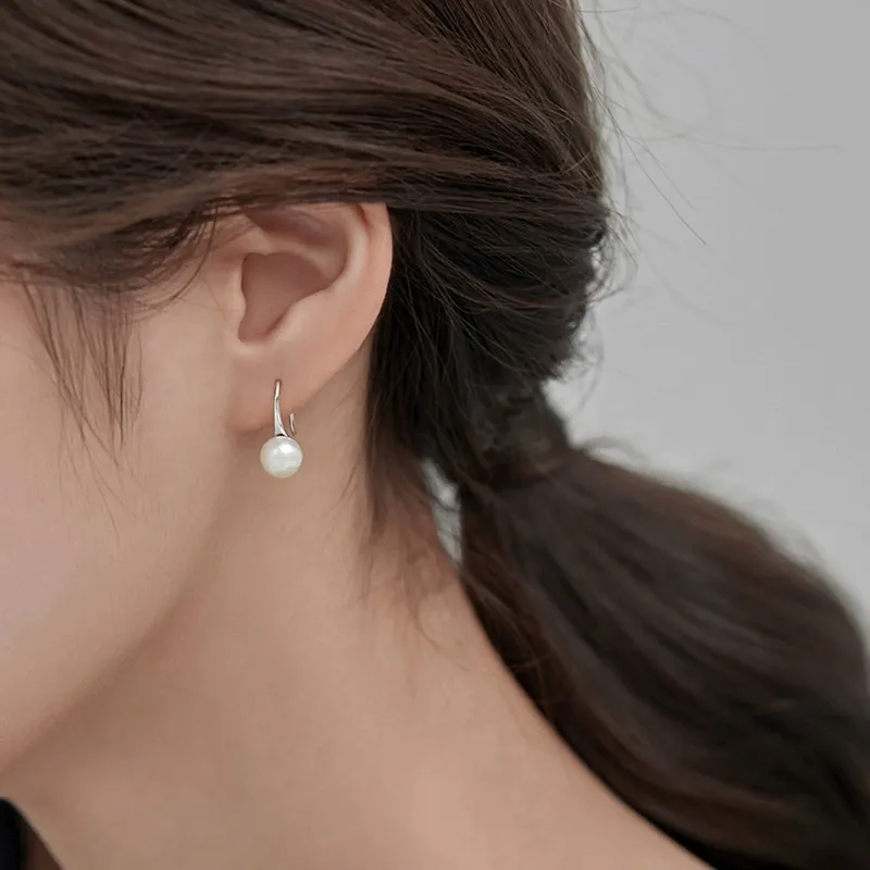 Diamond International Pearl Earrings Women's-4
