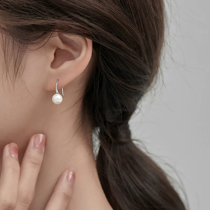 Diamond International Pearl Earrings Women's-5