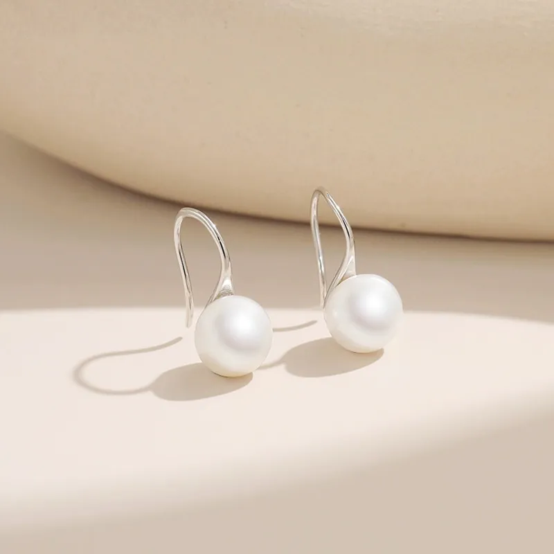 Diamond International Pearl Earrings Women's-1